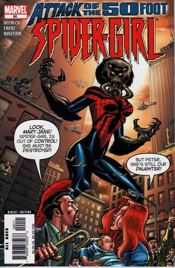 Spider-Girl #90 cover