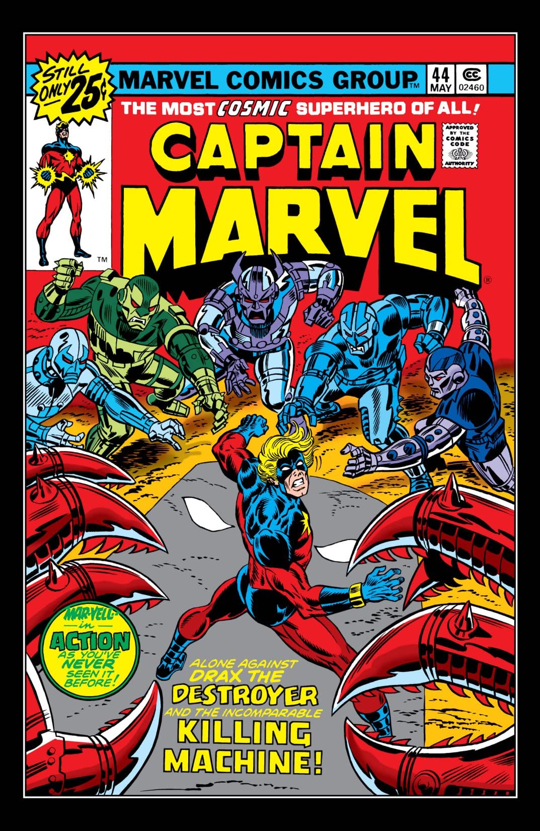 Captain Marvel #44 cover