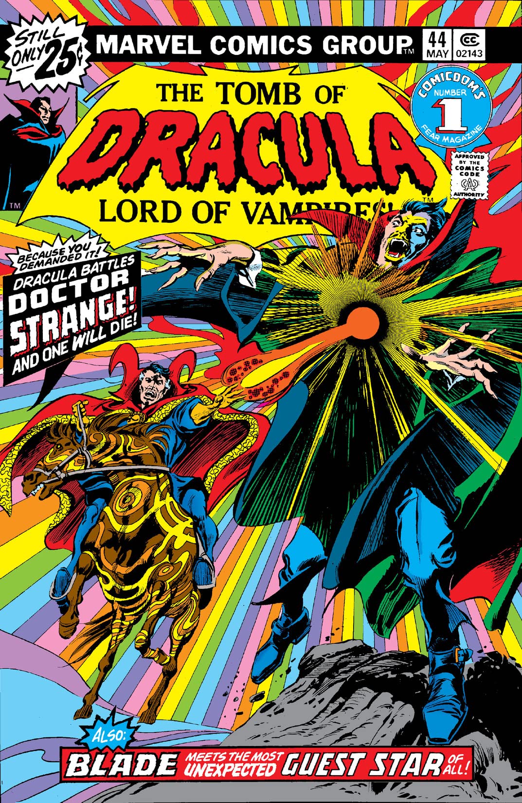Tomb of Dracula #44 cover