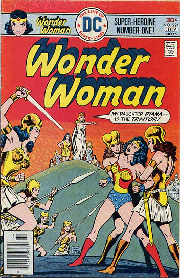 Wonder Woman #224 cover