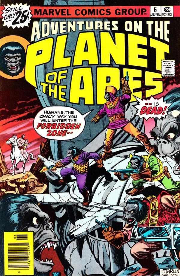 Adventures on the Planet of the Apes #6 cover