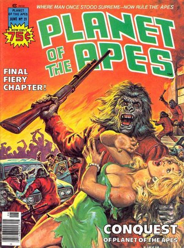 Planet of the Apes #21 cover