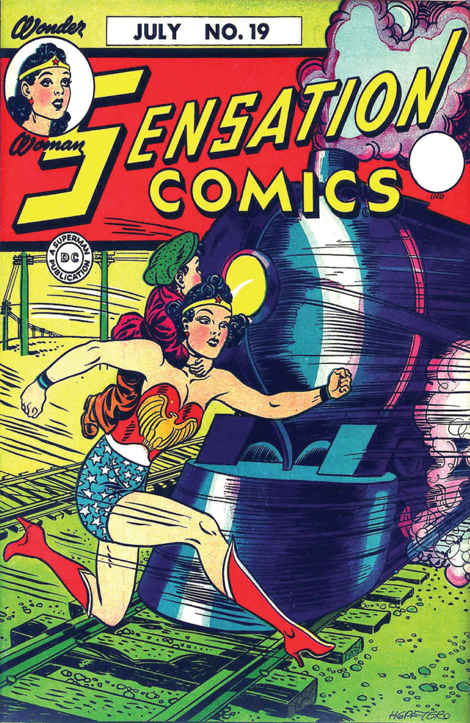 Sensation Comics #19 cover