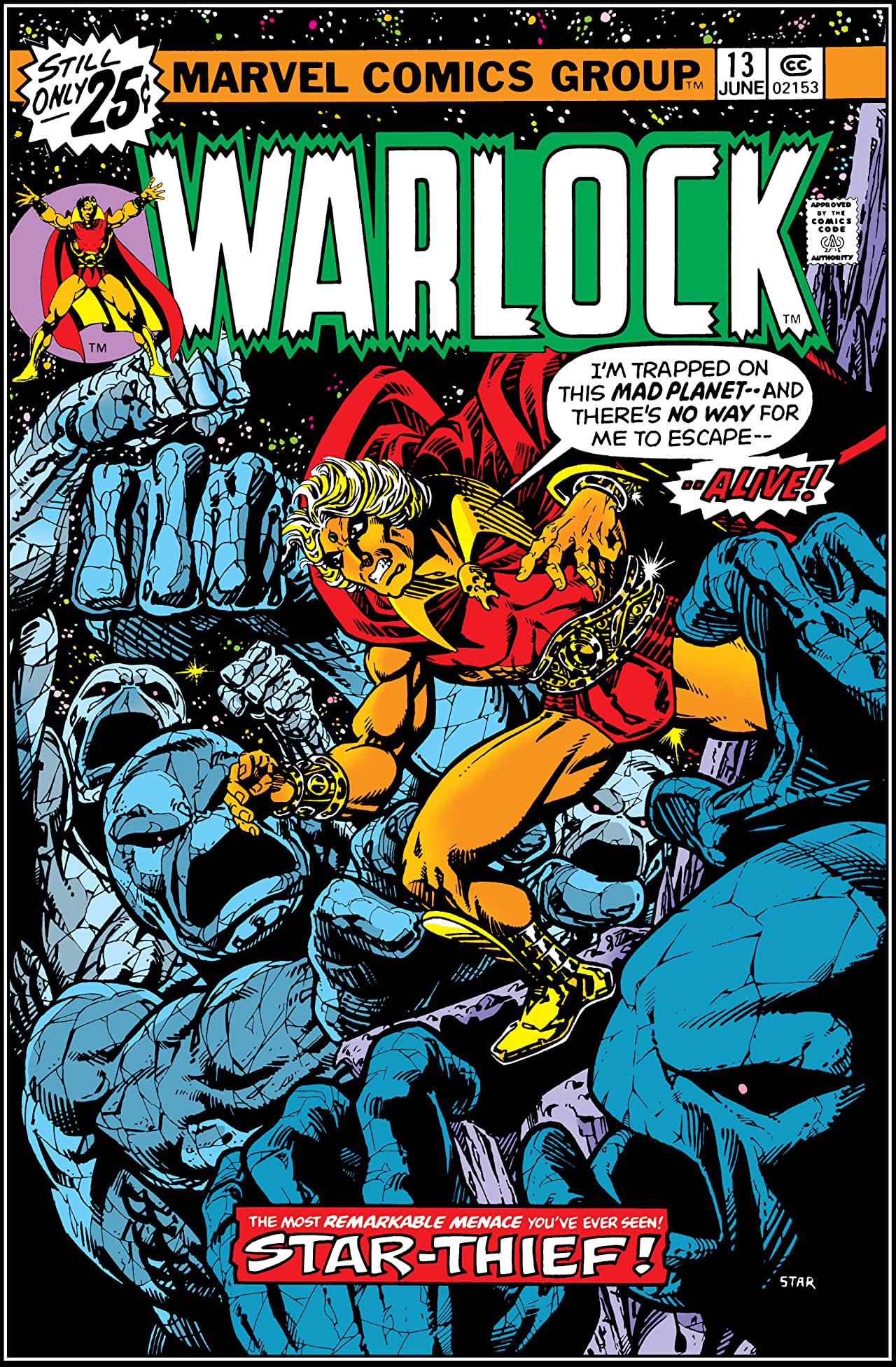 Warlock #13 cover