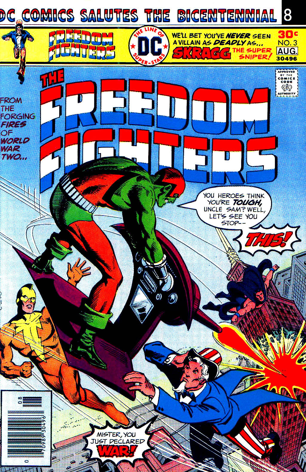 Freedom Fighters #3 cover