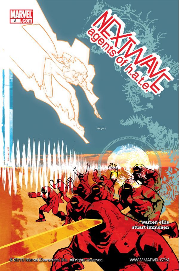 Nextwave: Agents of H.A.T.E. #8 cover