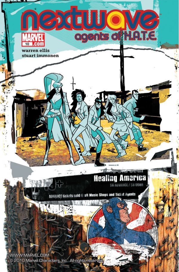 Nextwave: Agents of H.A.T.E. #9 cover