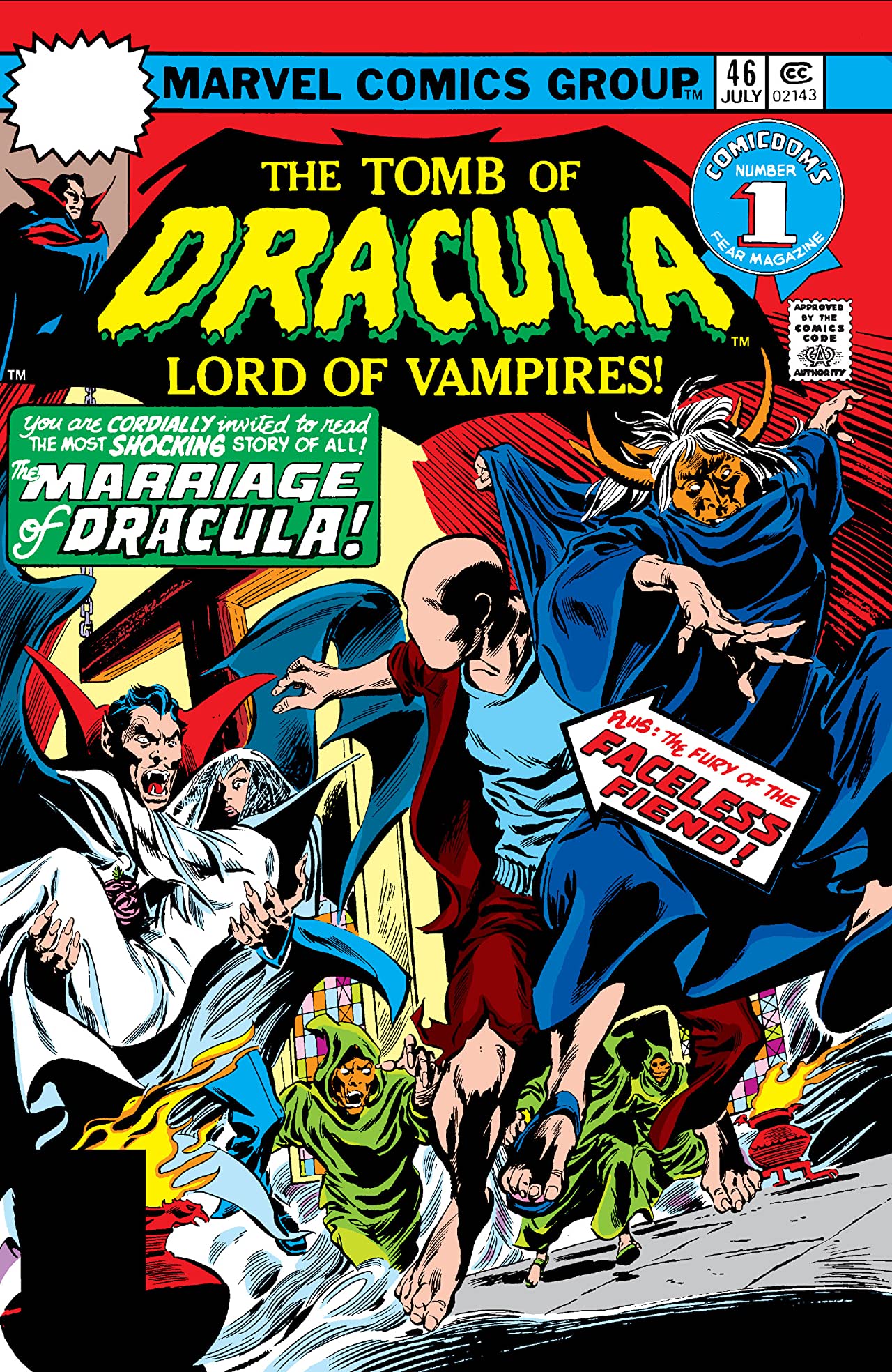 Tomb of Dracula #46 cover