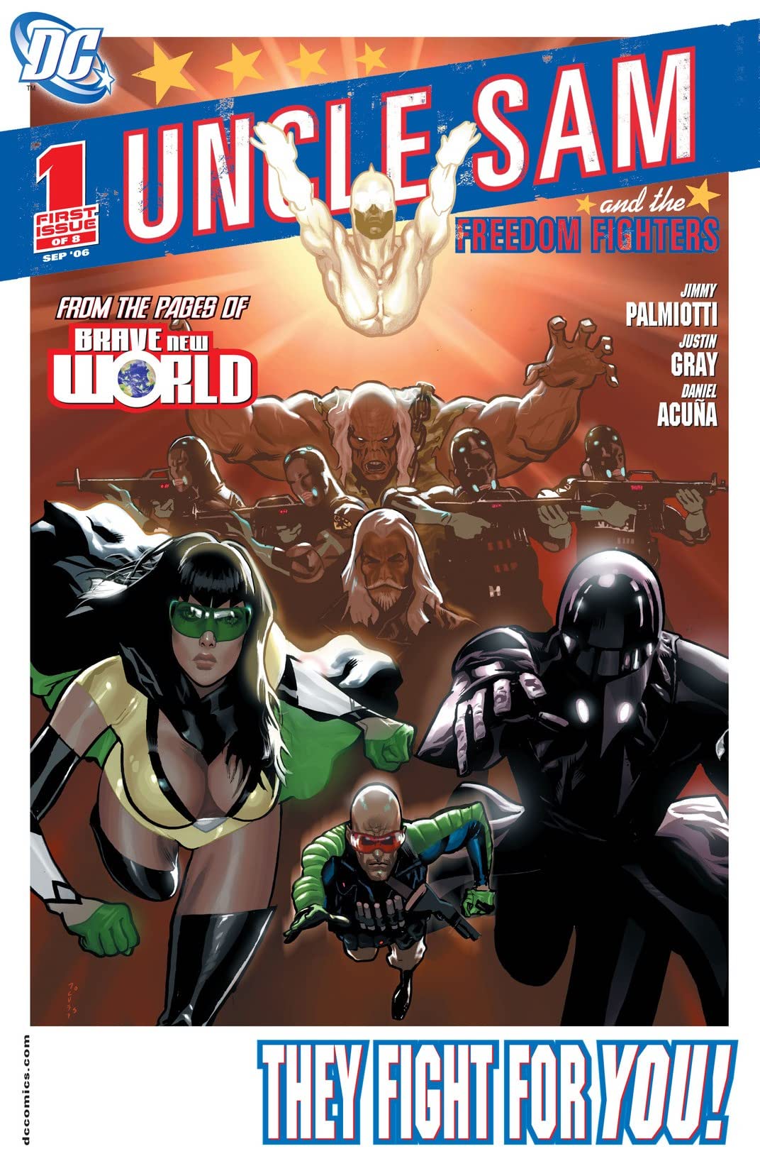 Uncle Sam and the Freedom Fighters #1 cover