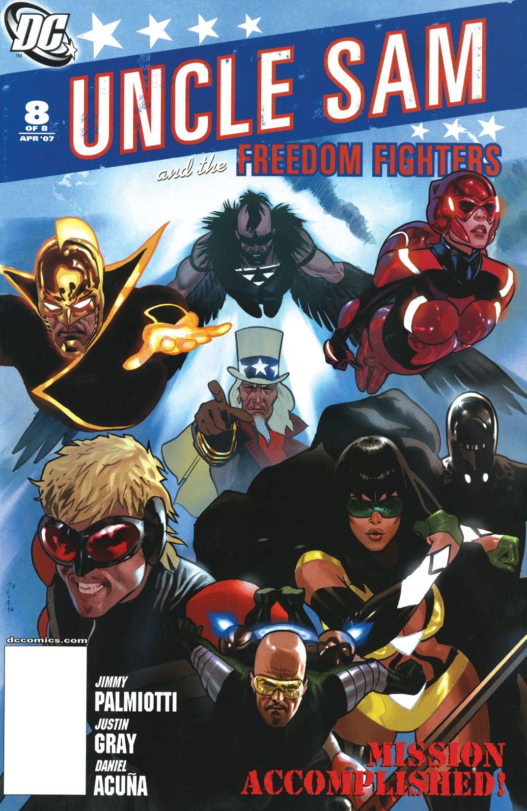 Uncle Sam and the Freedom Fighters #8 cover