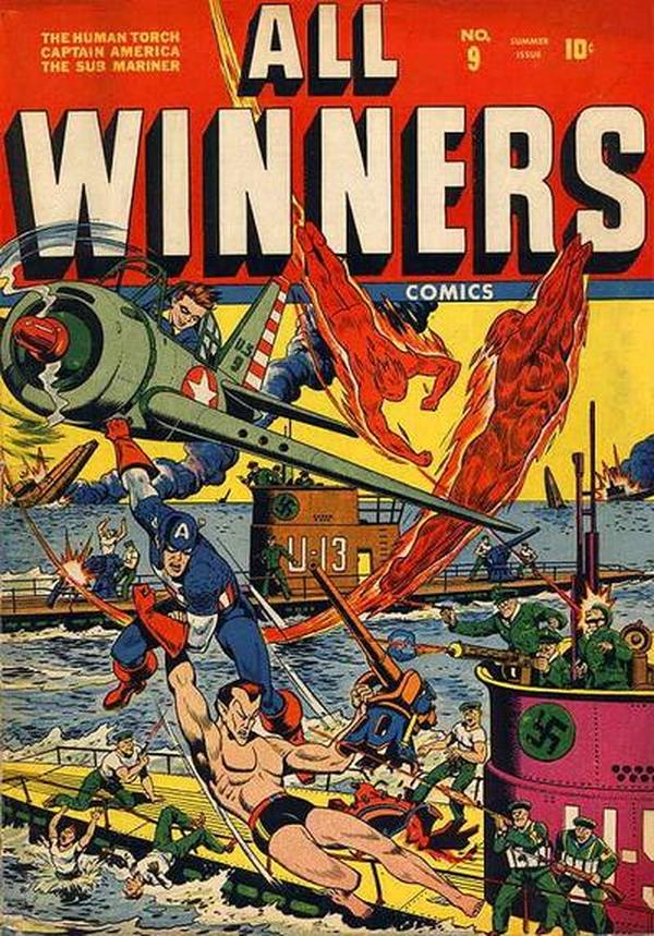 All-Winners Comics #9 cover
