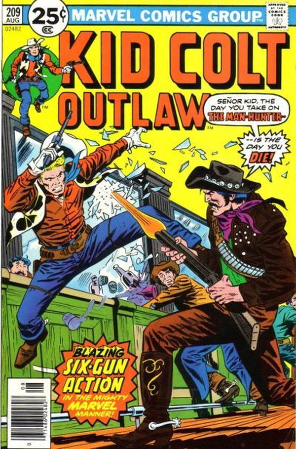 Kid Colt Outlaw #209 cover