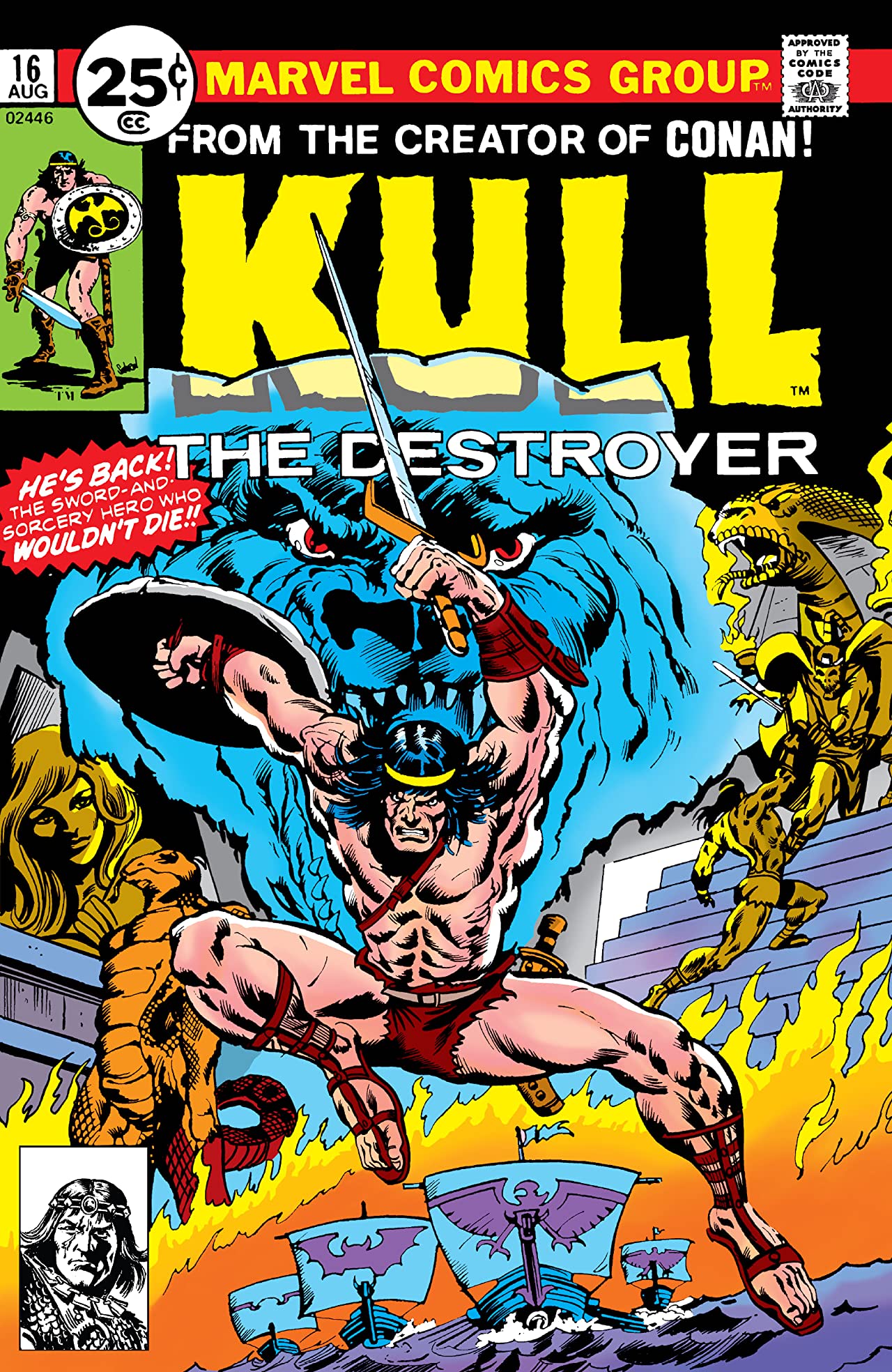 Kull, the Destroyer #16 cover