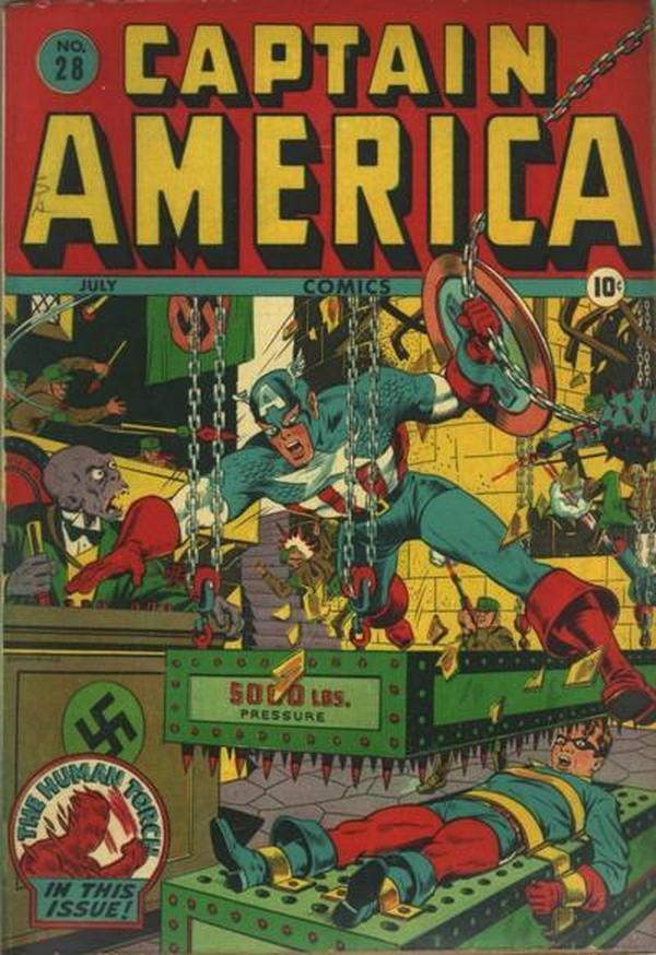 Captain America Comics #28 cover