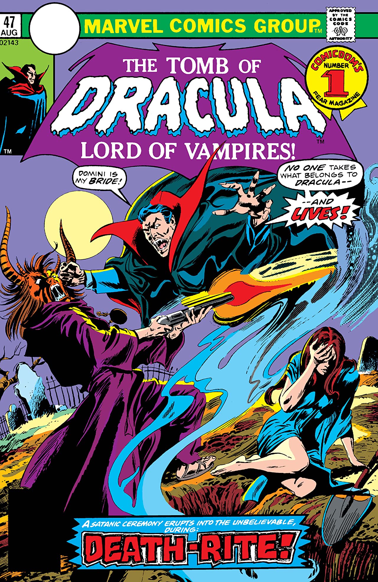 Tomb of Dracula #47 cover