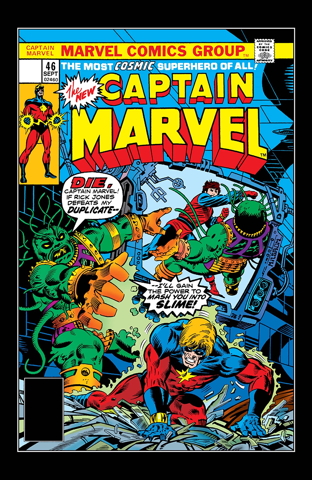Captain Marvel #46 cover