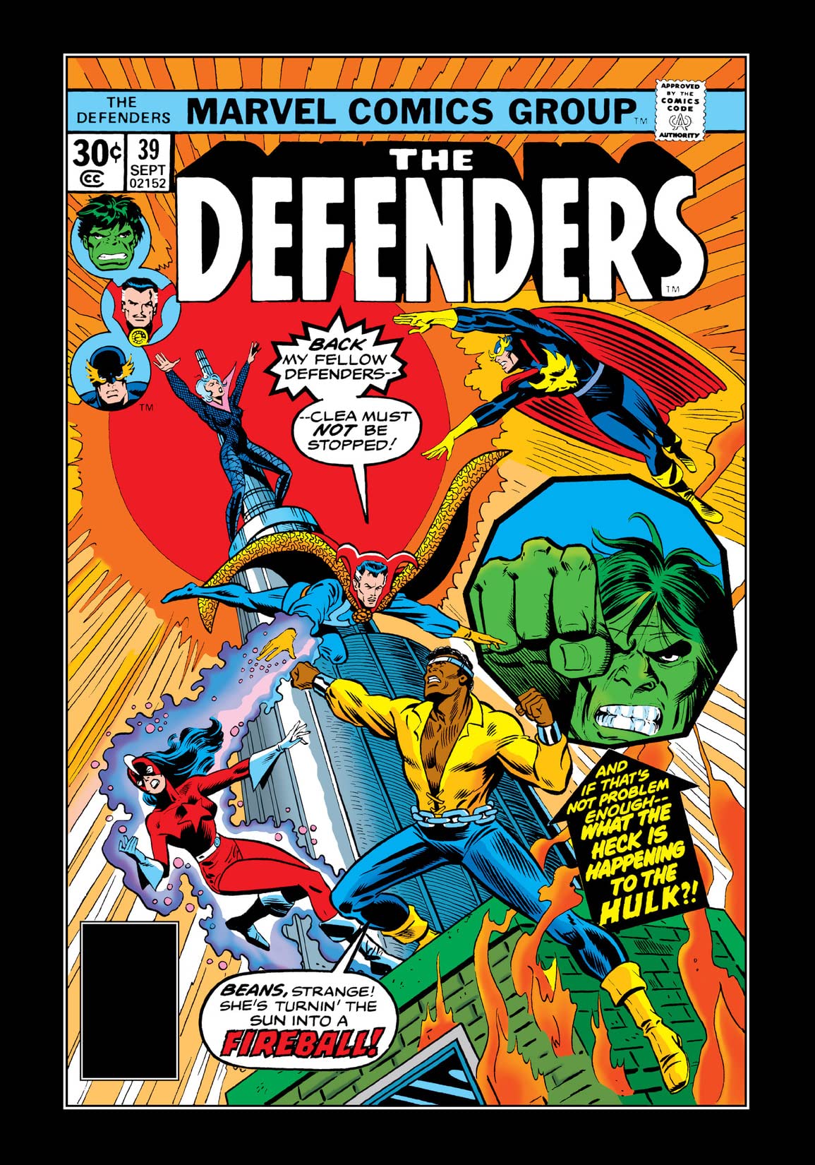 The Defenders #39 cover
