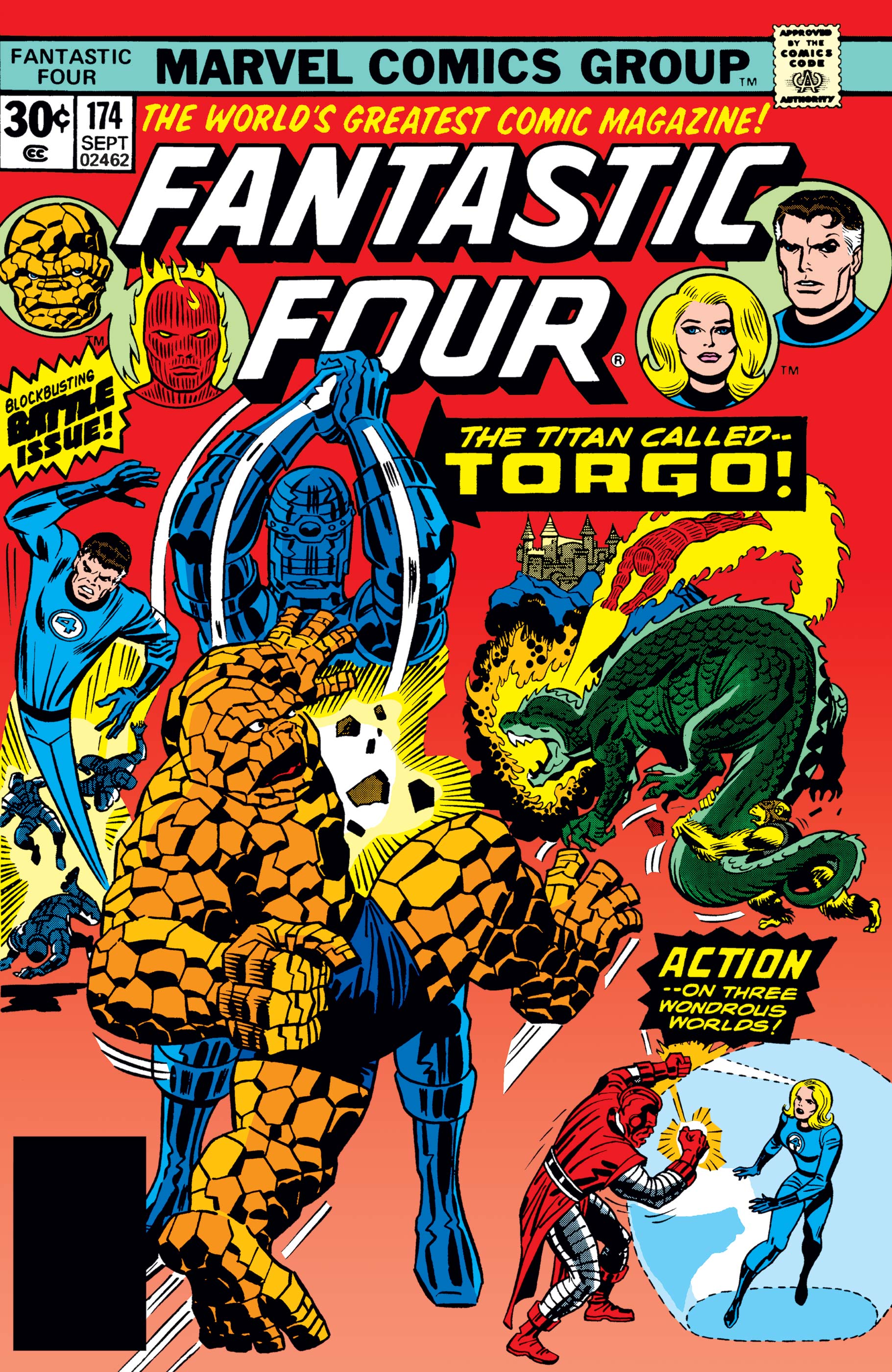Fantastic Four #174 cover
