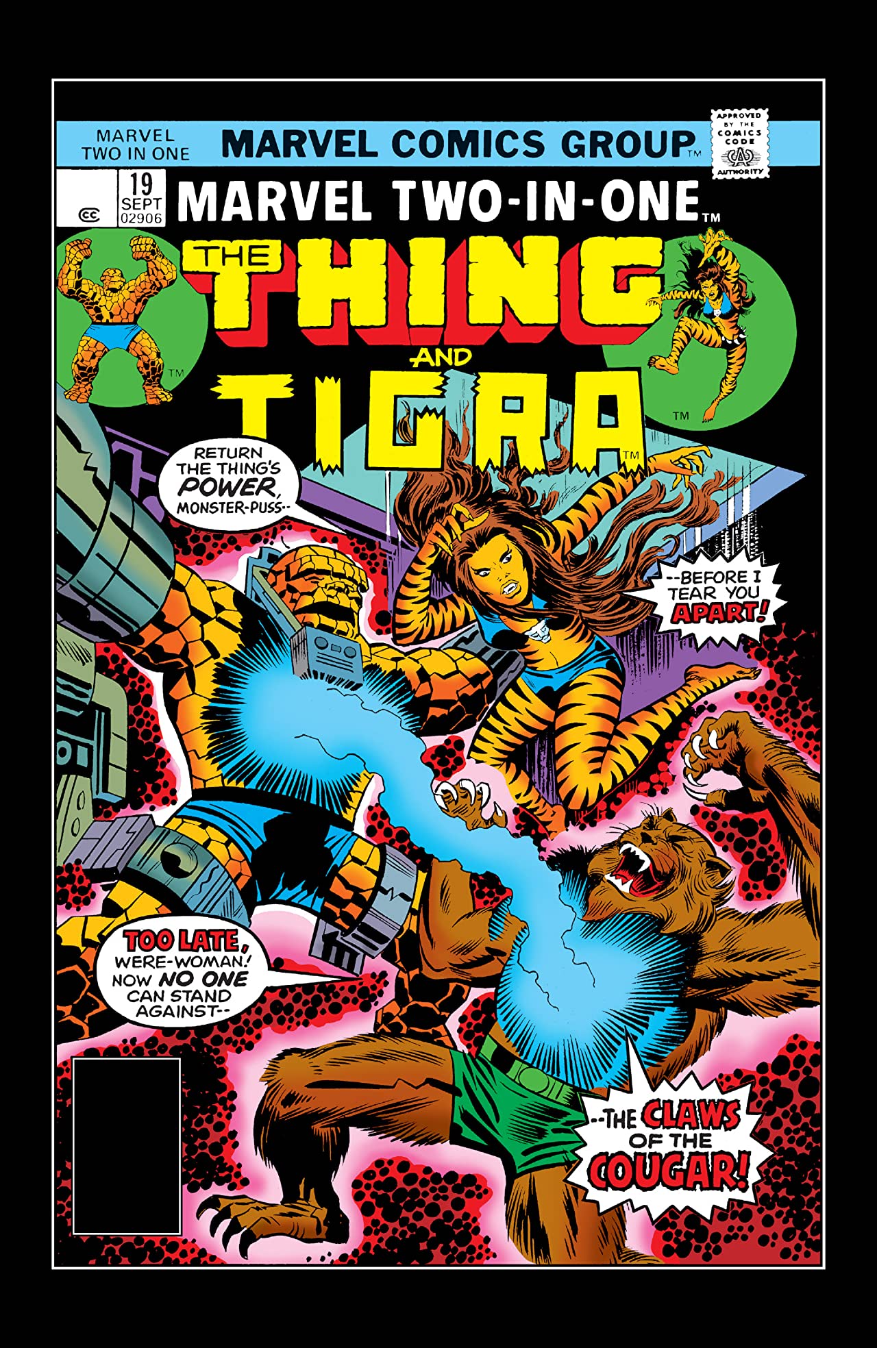Marvel Two-in-One #19 cover