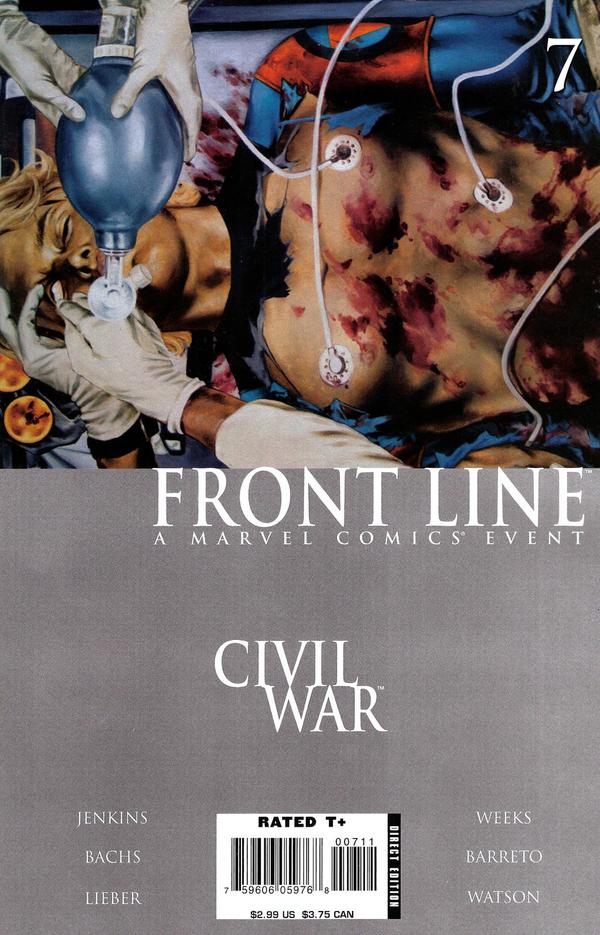 Civil War: Front Line #7 cover