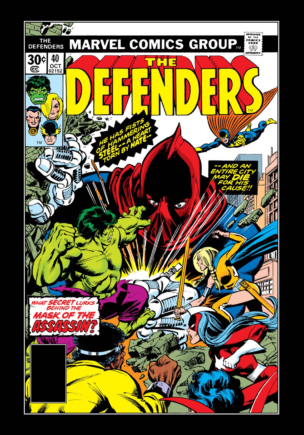 The Defenders #40 cover