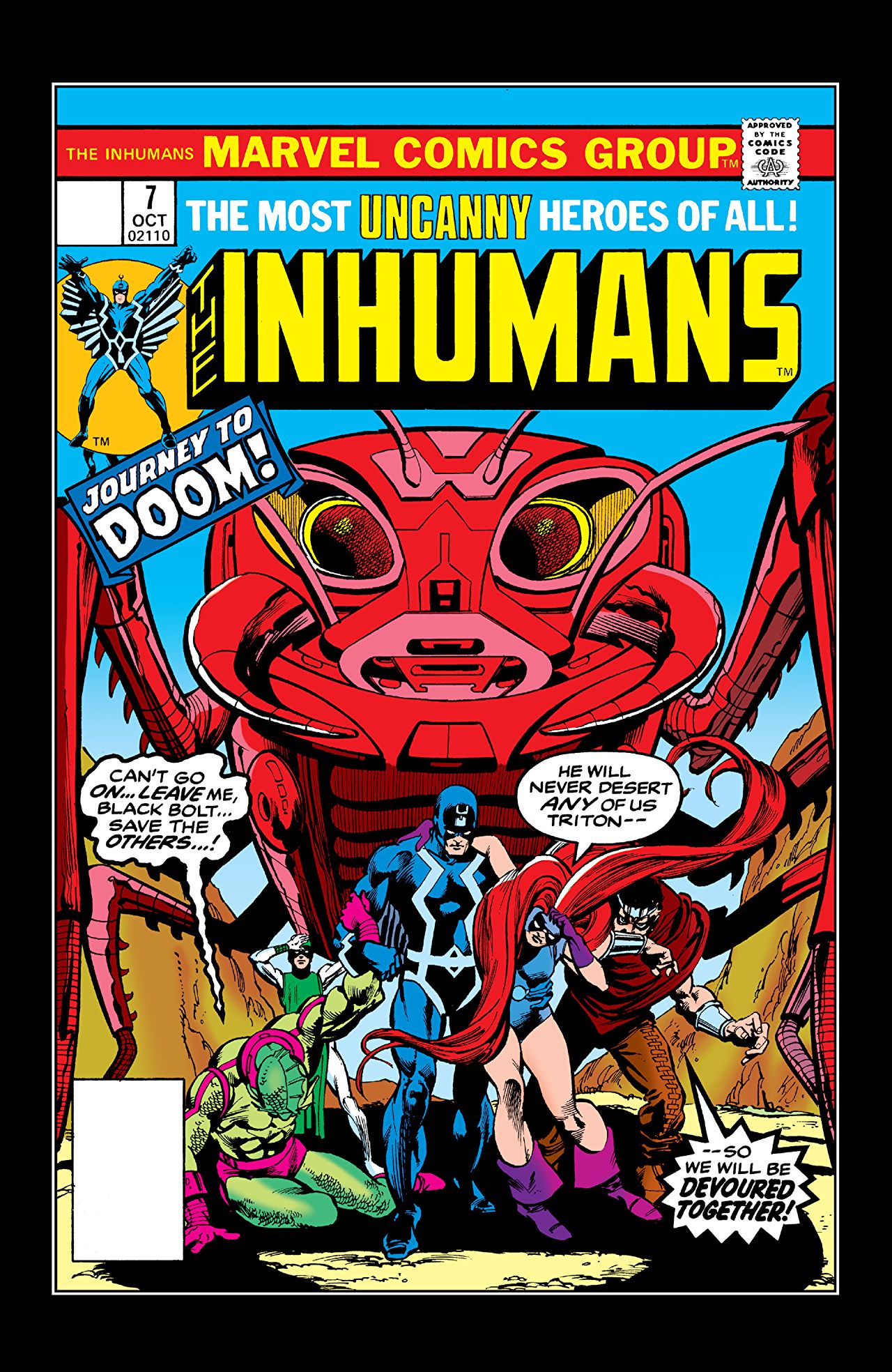 The Inhumans #7 cover