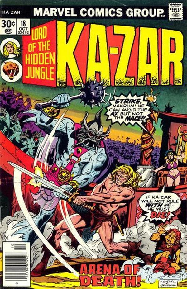 Ka-Zar #18 cover