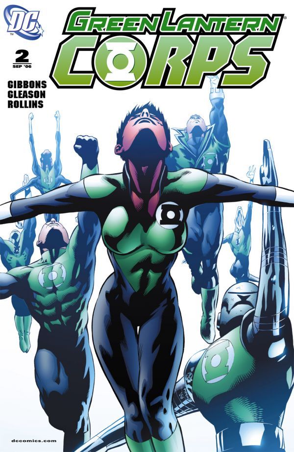 Green Lantern Corps #2 cover