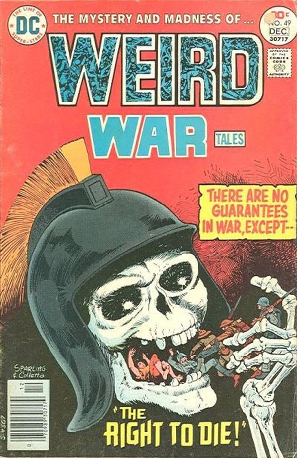 Weird War Tales #49 cover