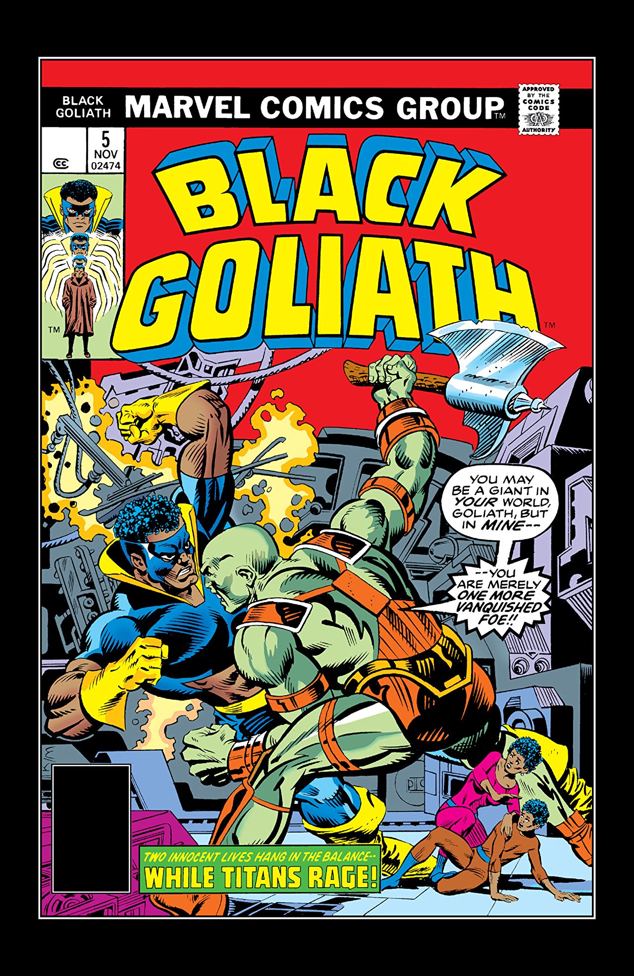 Black Goliath #5 cover