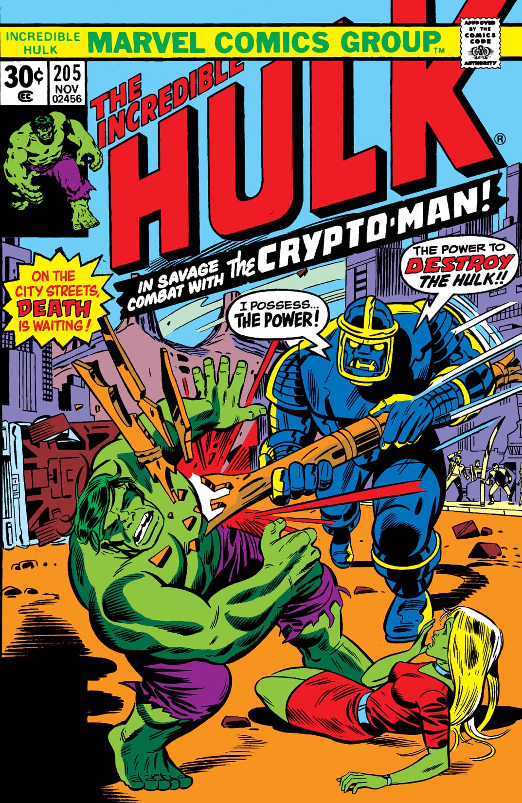 The Incredible Hulk #205 cover
