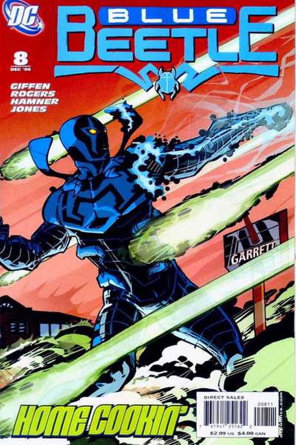 The Blue Beetle #8 cover