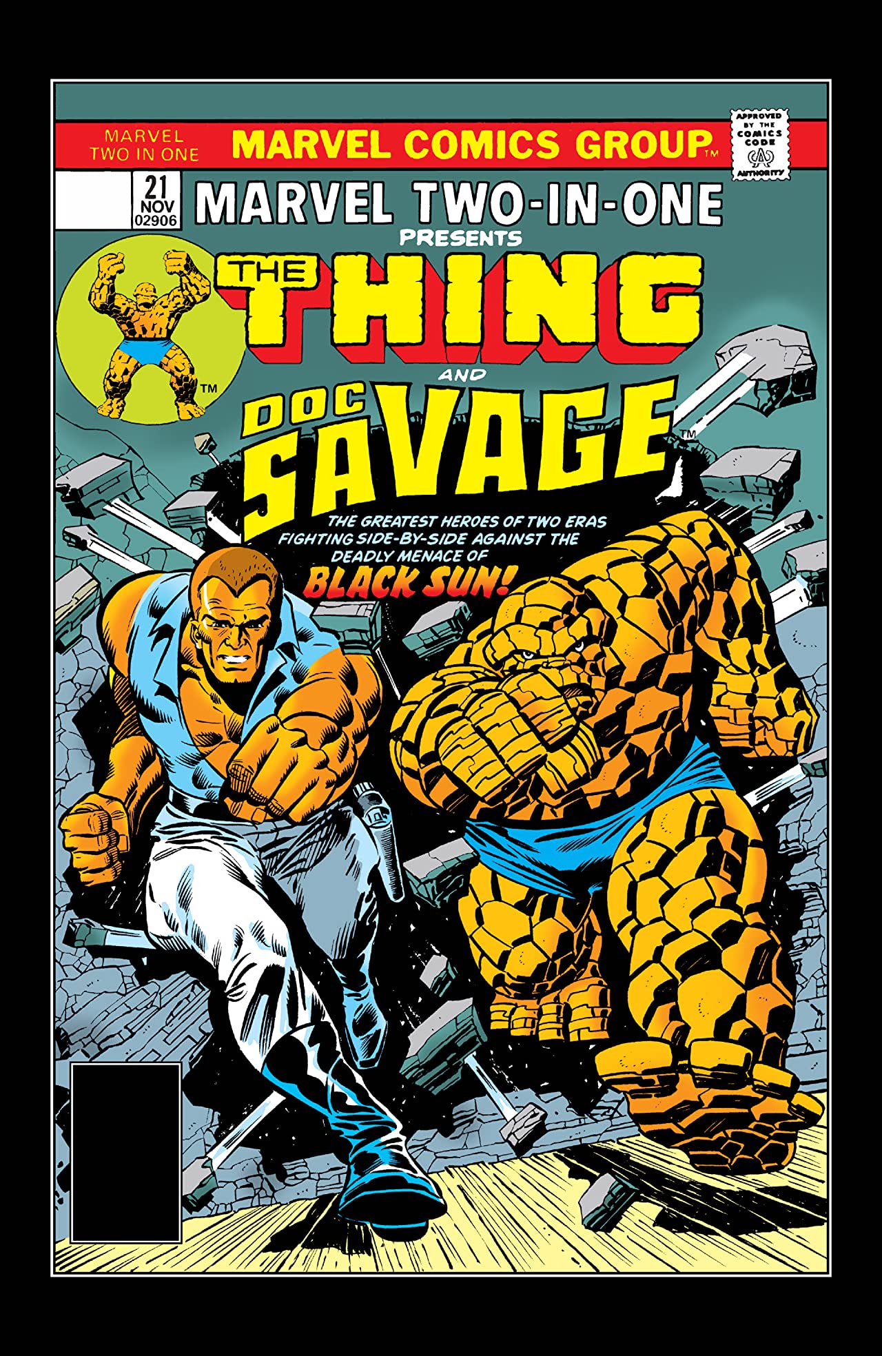 Marvel Two-in-One #21 cover