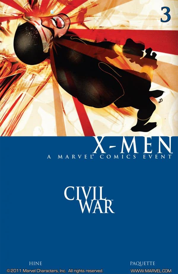 Civil War: X-Men #3 cover
