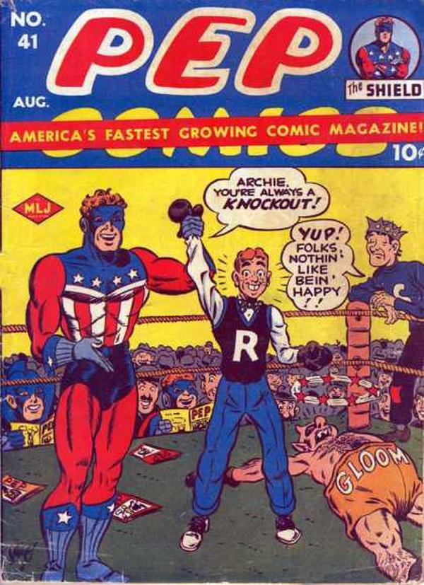 Pep Comics #41 cover