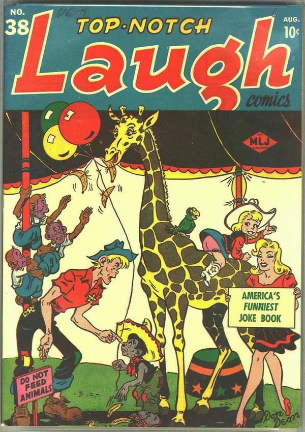 Top Notch Laugh Comics #38 cover