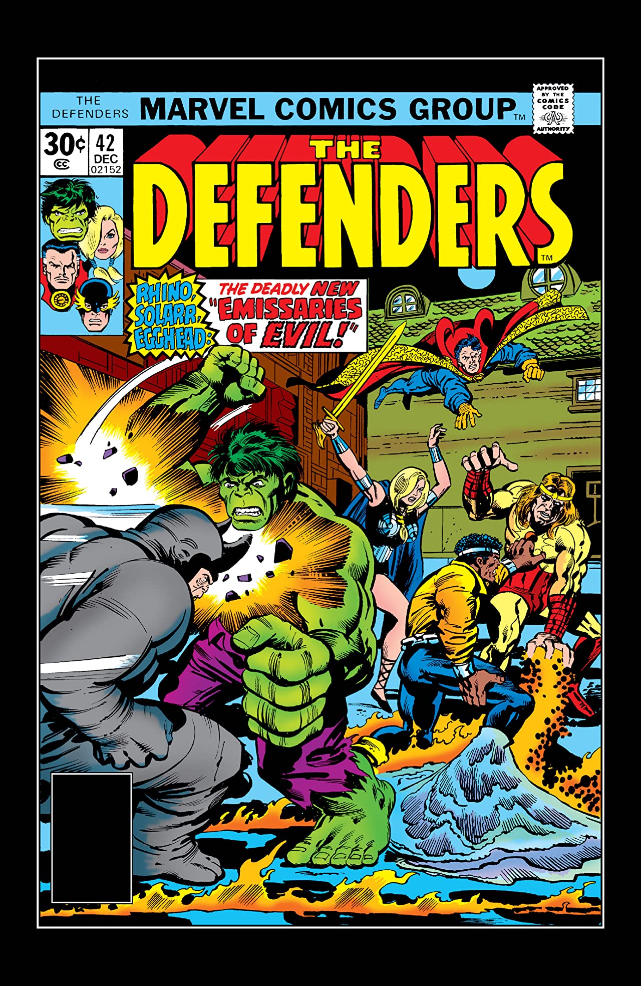 The Defenders #42 cover