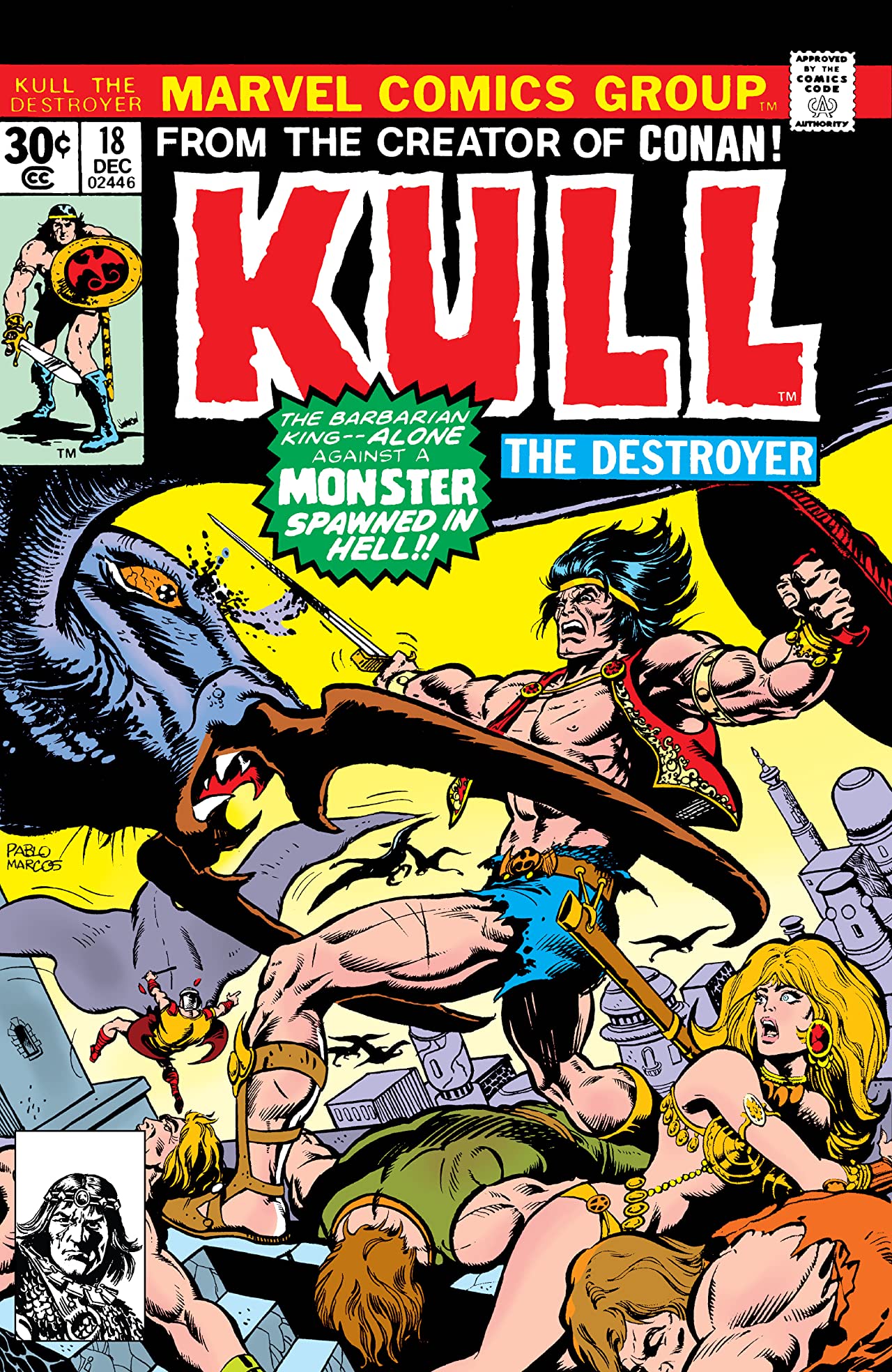 Kull, the Destroyer #18 cover