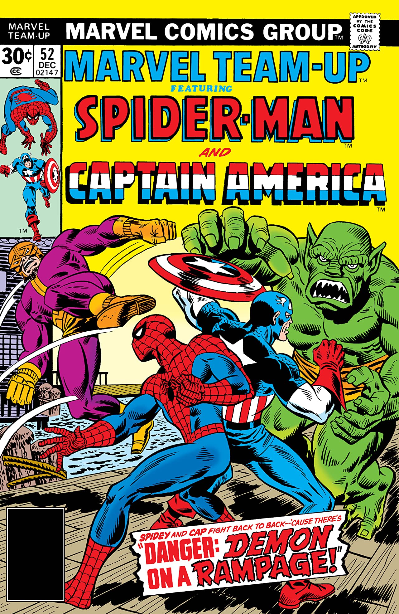 Marvel Team-Up #52 cover