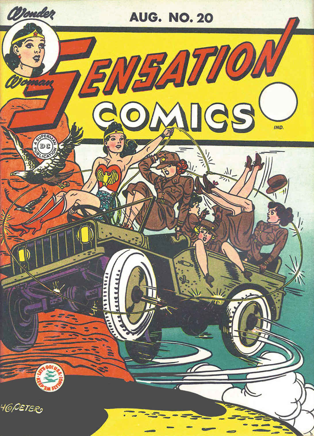 Sensation Comics #20 cover