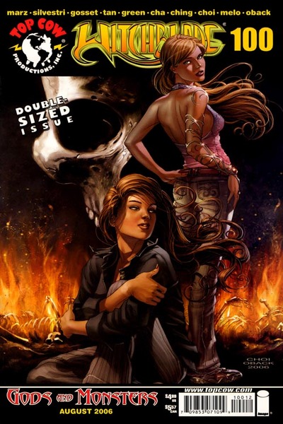 Witchblade #100 cover