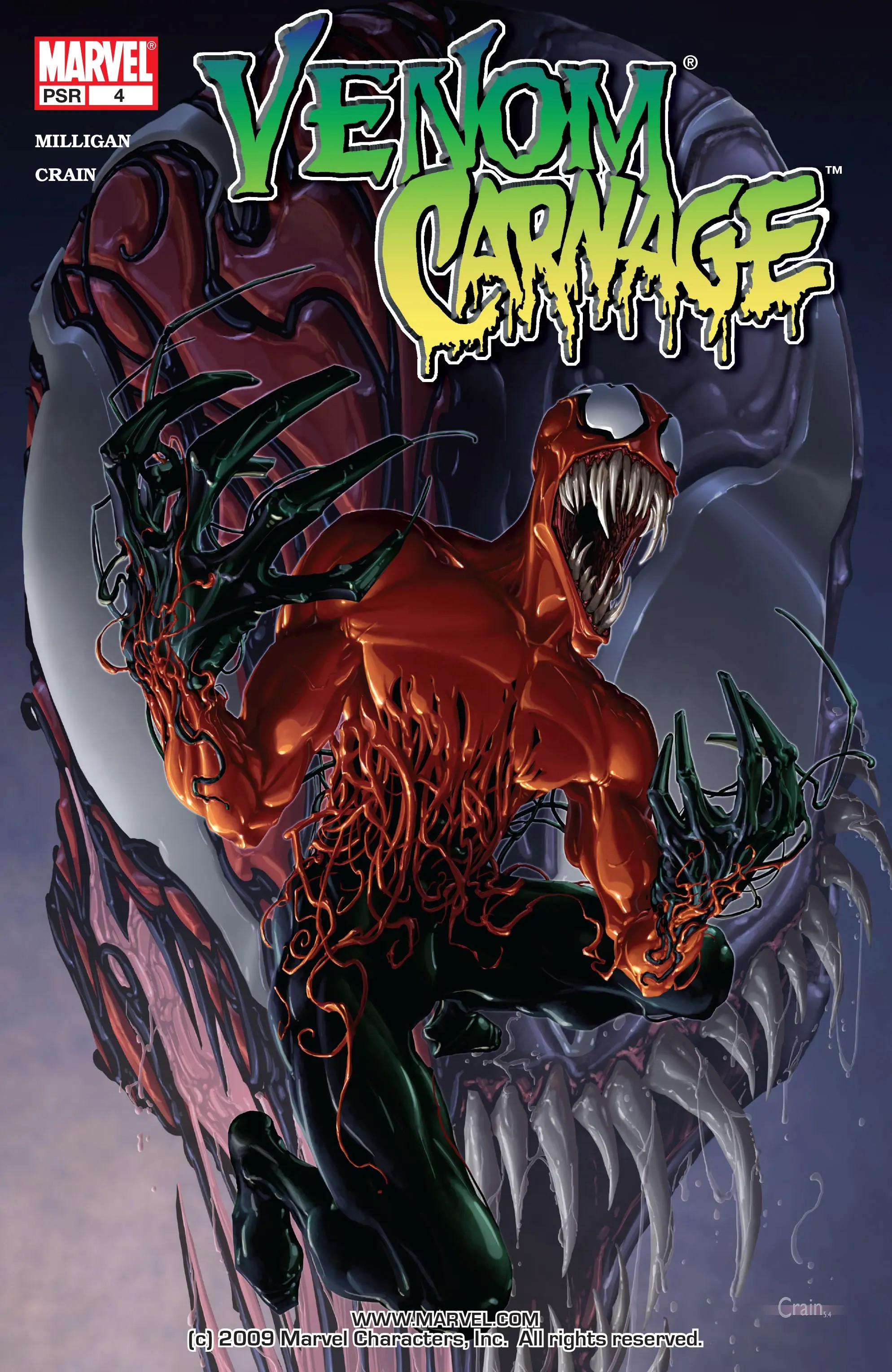 Venom vs. Carnage #4 cover