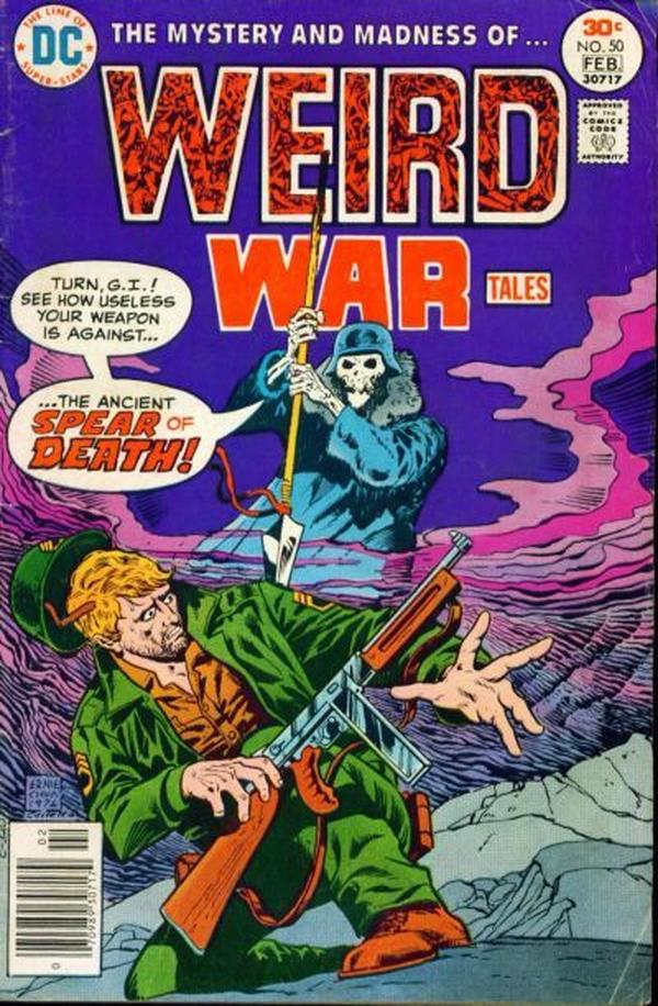 Weird War Tales #50 cover