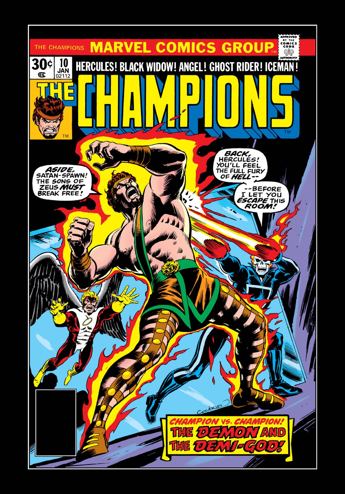 The Champions #10 cover