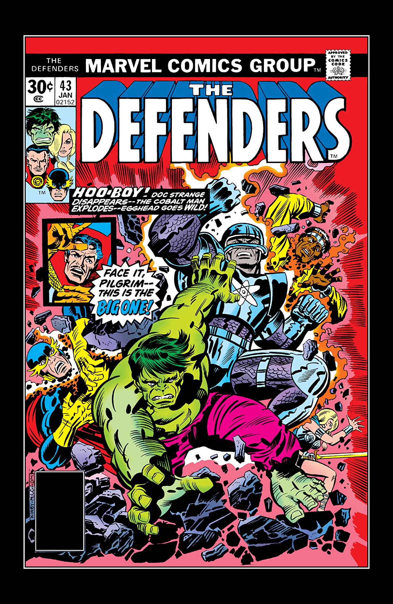 The Defenders #43 cover