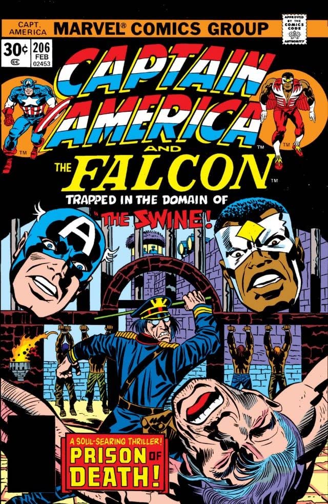 Captain America #206 cover