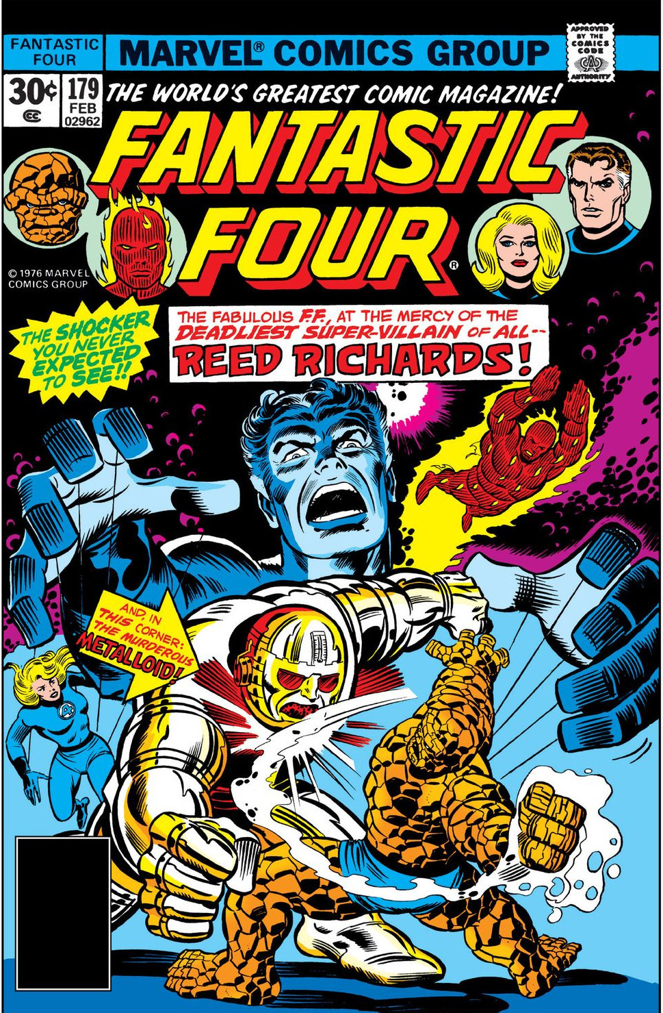 Fantastic Four #179 cover