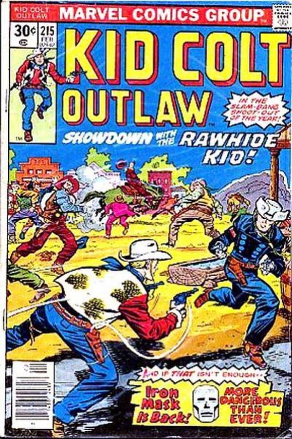 Kid Colt Outlaw #215 cover