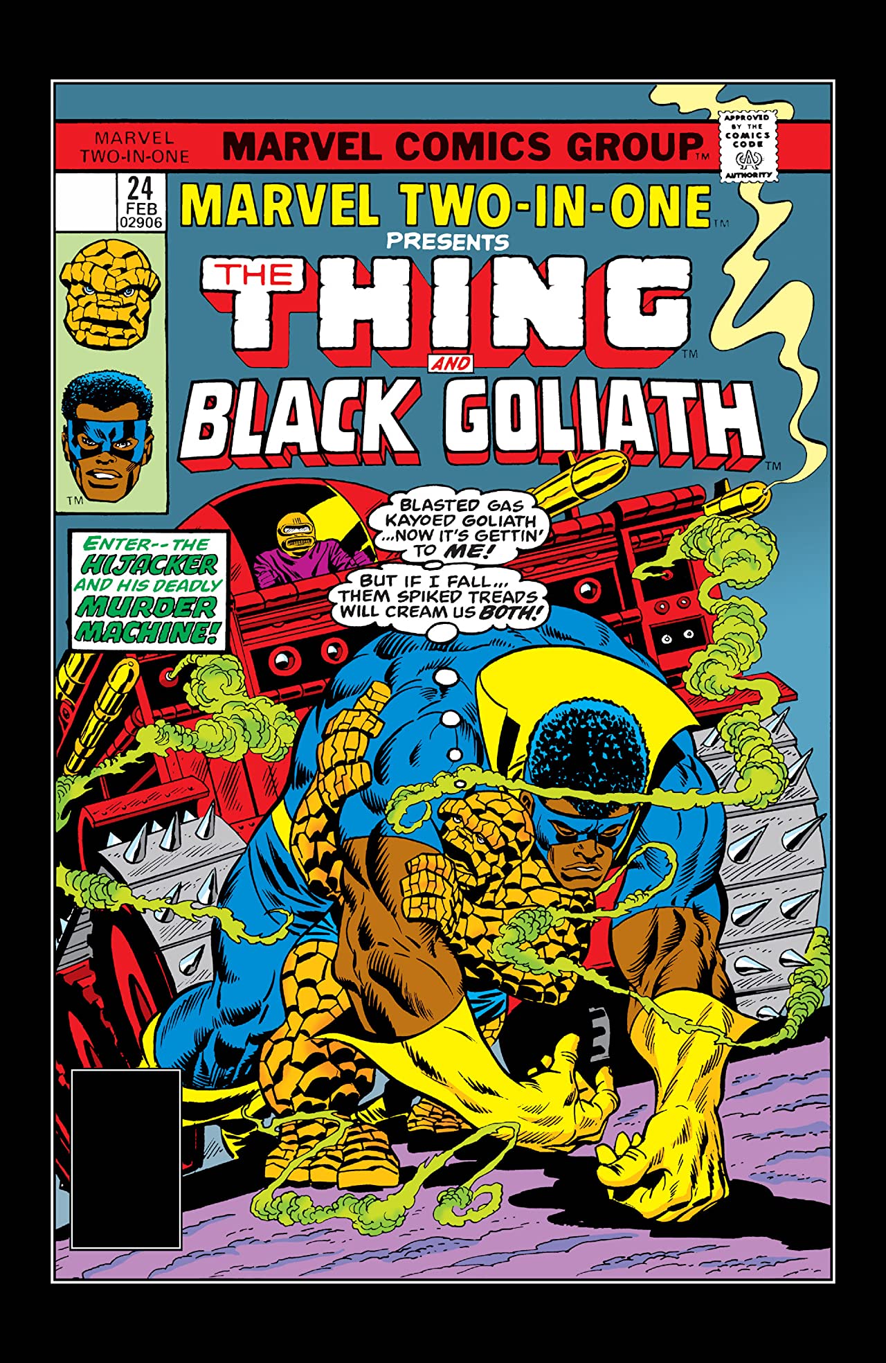 Marvel Two-in-One #24 cover