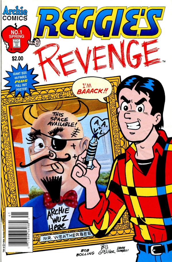 Reggie's Revenge! #1 cover